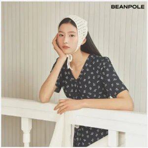 [빈폴레이디스] [B. my] 리본 패턴 미니 원피스 - 네이비 (BF5471N01R)