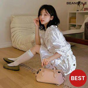 [빈폴ACC] 라비아 탑지퍼 스몰 토트백 - 라이트 핑크(BE51D3M06Y)