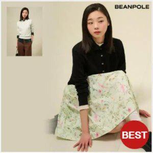 [빈폴레이디스] 코튼 혼방 하이넥 풀오버