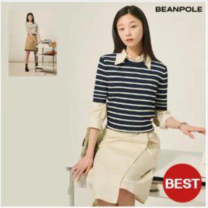 [빈폴레이디스] 레이온 혼방 스트라이프 풀오버