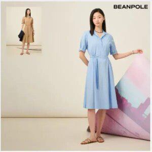 [빈폴레이디스] 나일론 혼방 반소매 원피스