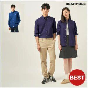 [빈폴] [Essential] 남녀공용 옥스퍼드 솔리드 셔츠 (2종 택1)