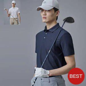 [빈폴골프] 남성 허니콤 니트 반팔 티셔츠 2종 택1(0001111226)