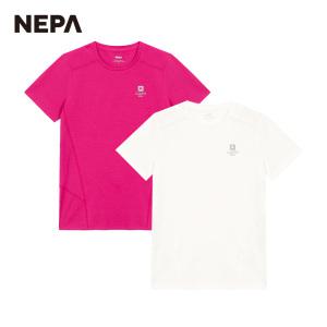 네파 여성 PEAK A 스트레치 메쉬 반팔 라운드 티셔츠 7K45331