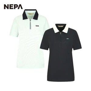 네파 여성 CP 하프집업 폴로 반팔 티셔츠 (레귤러핏) 7J45251