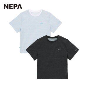 네파 여성 아이스테크쉘 지오 반팔 라운드 티셔츠 7K45338