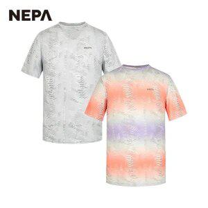 네파 남성 트레일 옴브레 반팔 라운트 티셔츠 7J35322