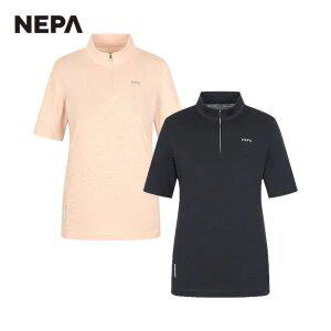 네파 여성 프로스트 반팔 집업 티셔츠 7J45406