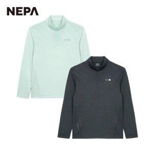 네파 남성 기하학 패턴 긴팔 집업티셔츠 7K35406