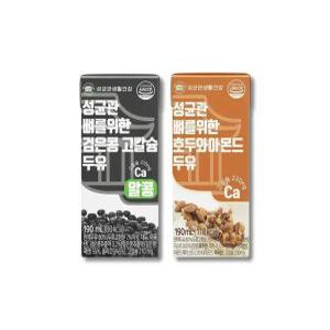 성균관 뼈를위한 두유 검은콩 알콩 + 호두와 아몬드 24팩 (총 48팩)