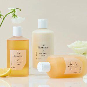 [3SET] 먼스앤데이즈 퍼퓸케어 르 부케 플로럴향 300ml(샴푸 300ml+바디워시 300ml +