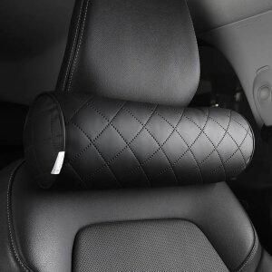 (1+1) 메이튼 차량용 목쿠션 자동차 목베개 헤드레스트 가죽 목받침