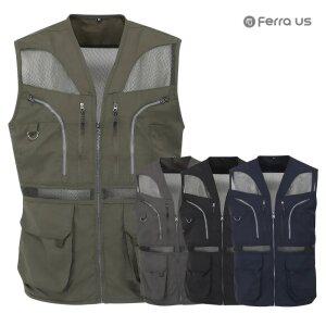 페라어스 남성 다기능포켓 여름 망사 등산 조끼 OCVM3DPS6030