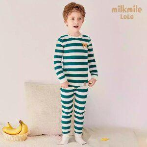 [밀크마일로로] 로로선염스트라이프9부실내복세트