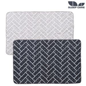 슬립케어 쿨매트 양면 헤링본 냉매트 3가지 사이즈 선택 여름 숙면 등허리 얼음패드