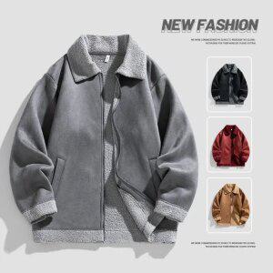 겨울 남성 뽀글이 재킷 방풍 방한 두꺼운 빅사이즈 보온 코트