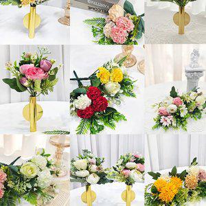 납골당 꾸미기 벽부착 꽃 화병 미니 조화 꽃다발 추모 장식