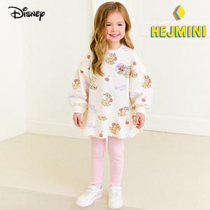 [헤이미니] [디즈니]미스버니 미니플라워롱티레깅스상하복