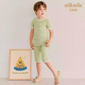 [밀크마일로로] 로로배색썸머내의상하세트