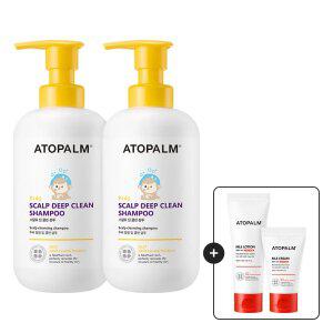 아토팜 스칼프 딥 클린 샴푸 460mlx2개/어린이 샴푸+[증정]MLE크림30ml+MLE로션60ml
