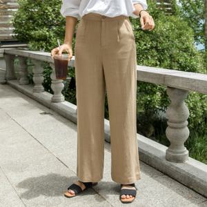 [시크릿라벨] 내추럴하이웨스트린넨슬랙스