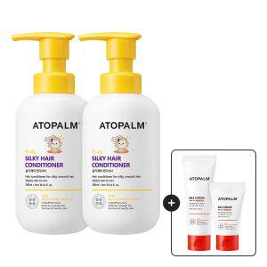 아토팜 키즈 실키 헤어컨디셔너 300mlx2개+[증정]MLE크림30ml+MLE로션60ml