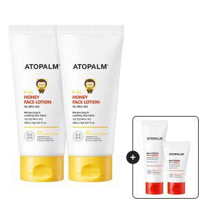 아토팜 키즈 허니 페이스 로션 150mlx2개+[증정]MLE크림30ml+MLE로션60ml