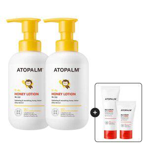 아토팜 키즈 허니 로션 300mlx2개+[증정]MLE크림30ml+MLE로션60ml
