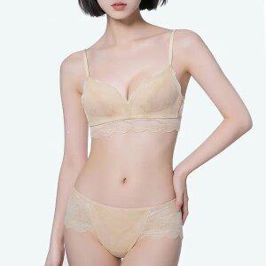 노와이어 레이스 볼륨업 브라 팬티 세트 브래지어 여자 여성 속옷 몰드 AB 공용 컵 DB