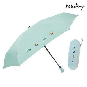 [파우치세트] 키스해링 6K 미니퍼피 5단 양우산(ver.2)