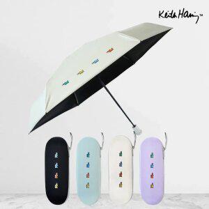 [파우치세트] 키스해링 6K 미니퍼피 5단 양우산(ver.2) 1개+1개