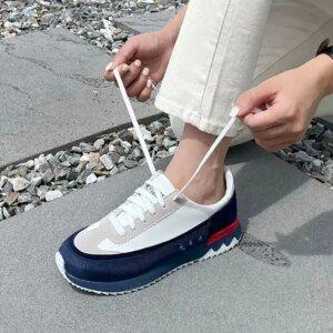 SOVO 루비나 레이스업 스니커즈 3cm