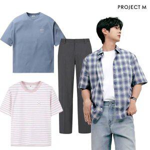 [10%+T11%] 프로젝트엠 본사직영 썸머 아울렛특가 ~80% OFF 반팔/셔츠/티셔츠/슬랙스/