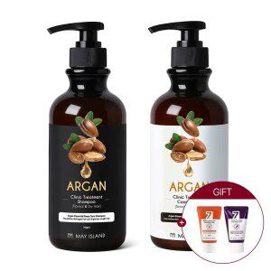 1.+1 [손상모케어&모발강화] 메이아일랜드 아르간 클리닉 샴푸&린스 세트 750ml (총2개