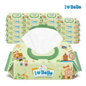 아이러브베베 포레 62g엠보 72매 20팩 캡형 아기물티슈