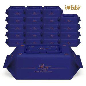 아이러브베베 시그니앙 블루라벨 85g 66매X20팩 캡형 아기물티슈