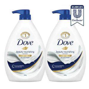 도브 뷰티너리싱 바디워시 1L 2개