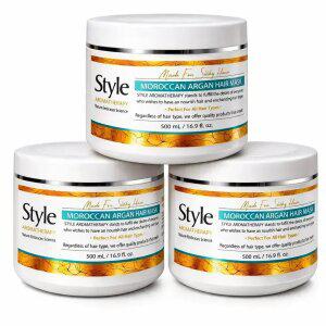 모로칸 아르간 헤어팩 극손상 물미역 트리트먼트 500ml 3개