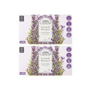 르샤트라 건조기용 드라이시트 라벤더부케향, 40매, 2개