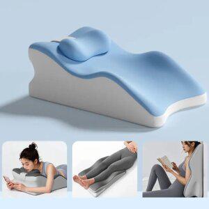 여름용 아이스 실크 쿠션 엎드림 전용 베개 엎드려 쓰는 등받이쿠션 인체공학쿠션 자세