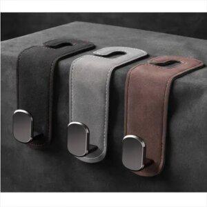 1+1 차량용 헤드레스트 가죽 후크 가방걸이 공간확 가방수납걸이