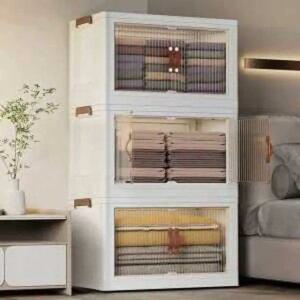 조립식 간이 이불장 선반 겨울 이불 수납 가정용 행거-3단