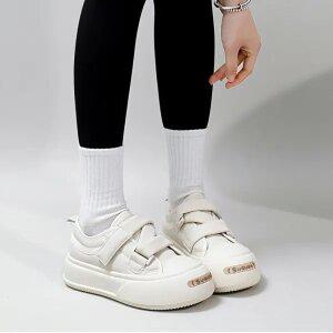 여성 스니커즈 슬립온 찍찍이 편한 운동화 베이직 가볍고 단화