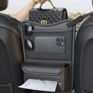 자동차 수납함 가죽 수납 파우치 다용도 양면 자동차수납정리함 차량용 시트 사이 틈새