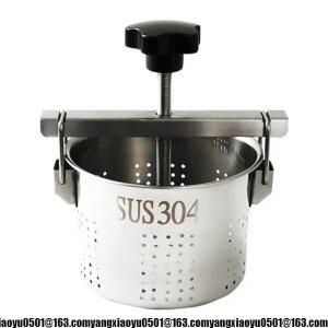 대용량 스텐 수동 탈수 착즙기 오이지 짤순이 야채 탈수기 과일 스퀴져 샐러드