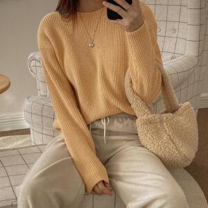 [시크릿라벨] 소프트워셔블루즈핏니트