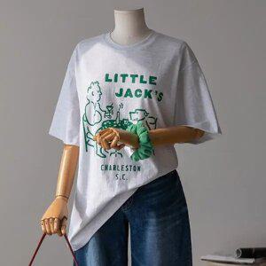 (안나앤플러스) 리틀 반팔 티셔츠[티셔츠DQZ27] 빅사이즈