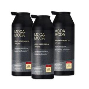 NEW 모다모다 3세대 제로그레이 블랙 10 새치케어 샴푸 모음전 300g x 3통