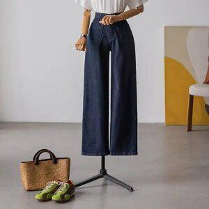 (안나앤플러스) 지젤 포켓 논페이드 데님[데님EFB88] 빅사이즈