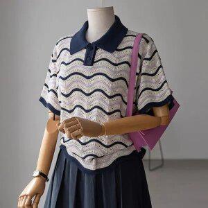 (안나앤플러스) A. 텔리 스카시 니트[니트D0220H25] 빅사이즈